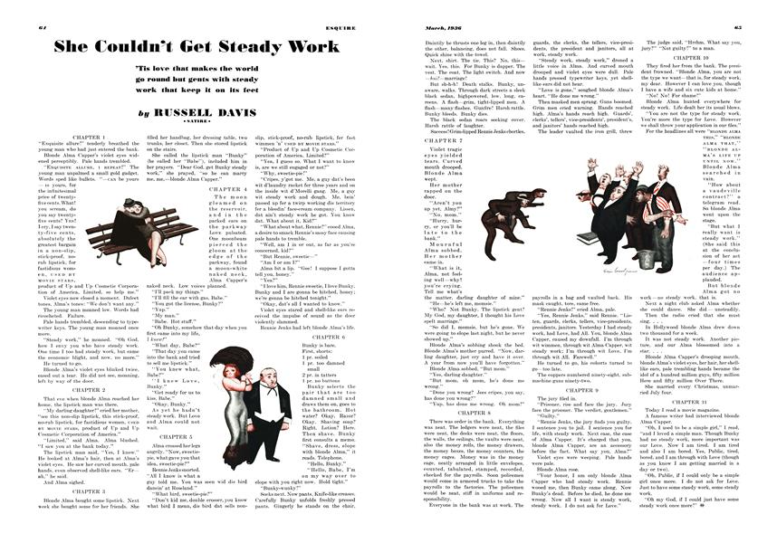 She Couldn’t Get Steady Work