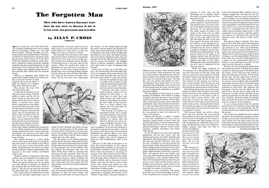 The Forgotten Man | Esquire | OCTOBER 1937