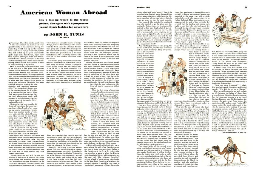 American Woman Abroad