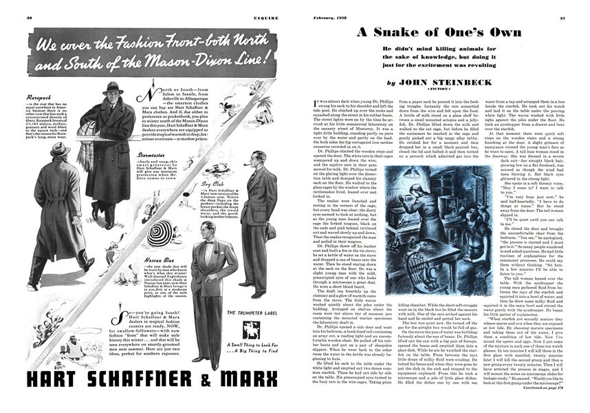 Hart Schaffner & Marx | Esquire | FEBRUARY 1938