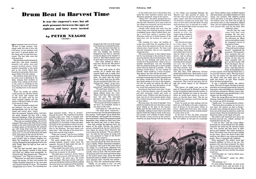 Drum Beat in Harvest Time