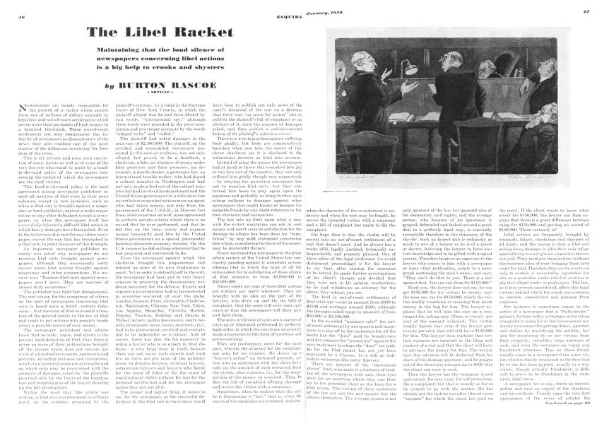 The Libel Racket