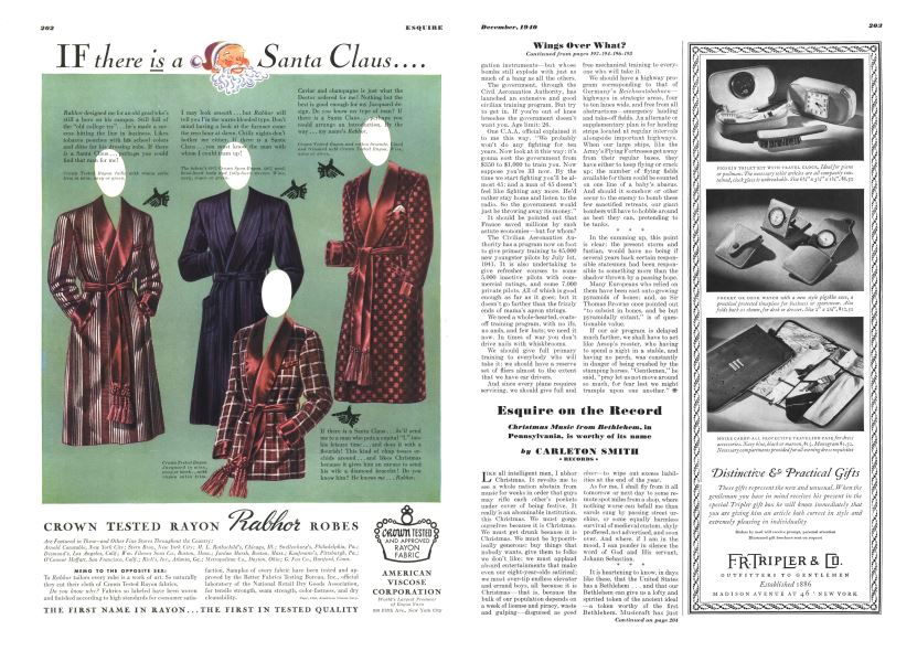 Esquire on the Record