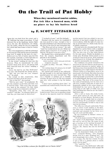 On the Trail of Pat Hobby