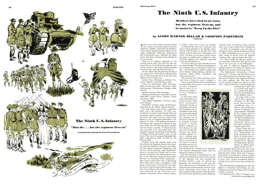 The Ninth U. S. Infantry
