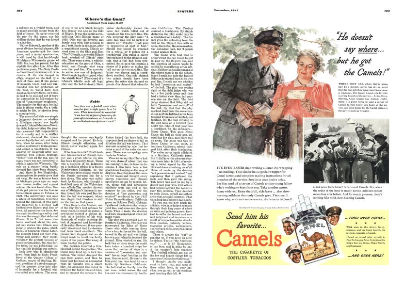 R. J. Reynolds Tobacco Company | Esquire | NOVEMBER 1942