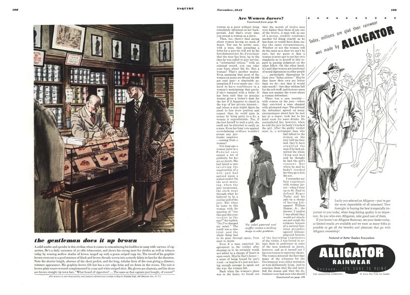 the gentleman does it up brown