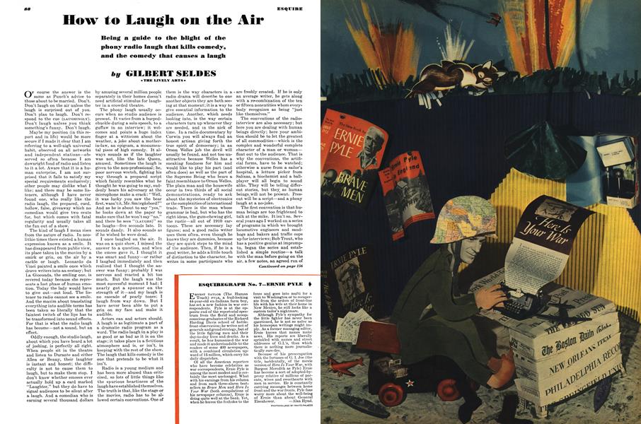 How to Laugh on the Air Esquire MAY 1945