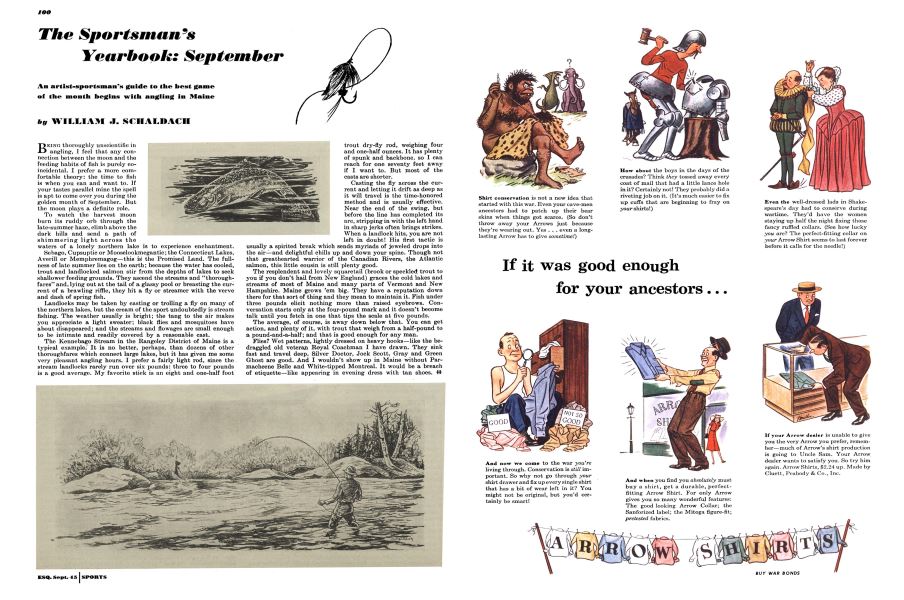 The Sportsman's Yearbook: September