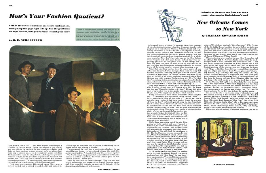 How's Your Fashion Quotient?, Esquire