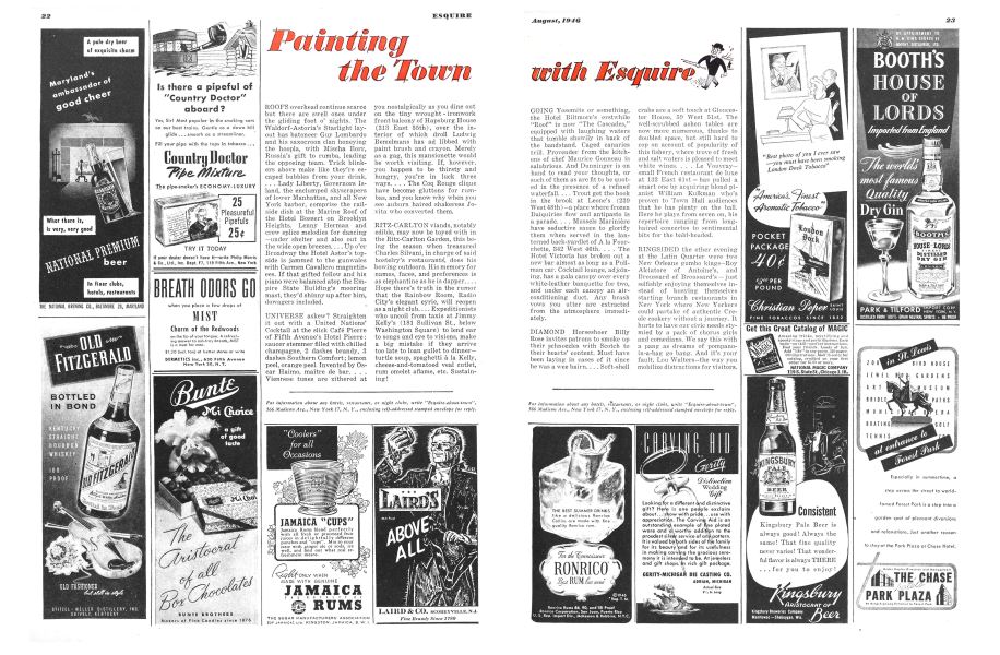 Painting the Town with Esquire | Esquire | AUGUST, 1946