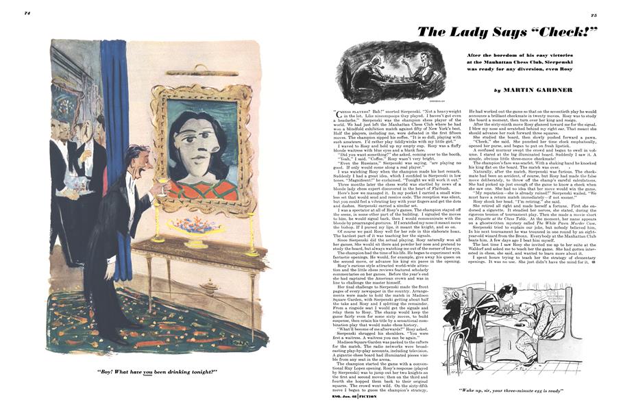 Wake Up Sir Your Three Minute Egg Is Ready Esquire January 1948 Wake Up Sir Your Three Minute Egg Is Ready