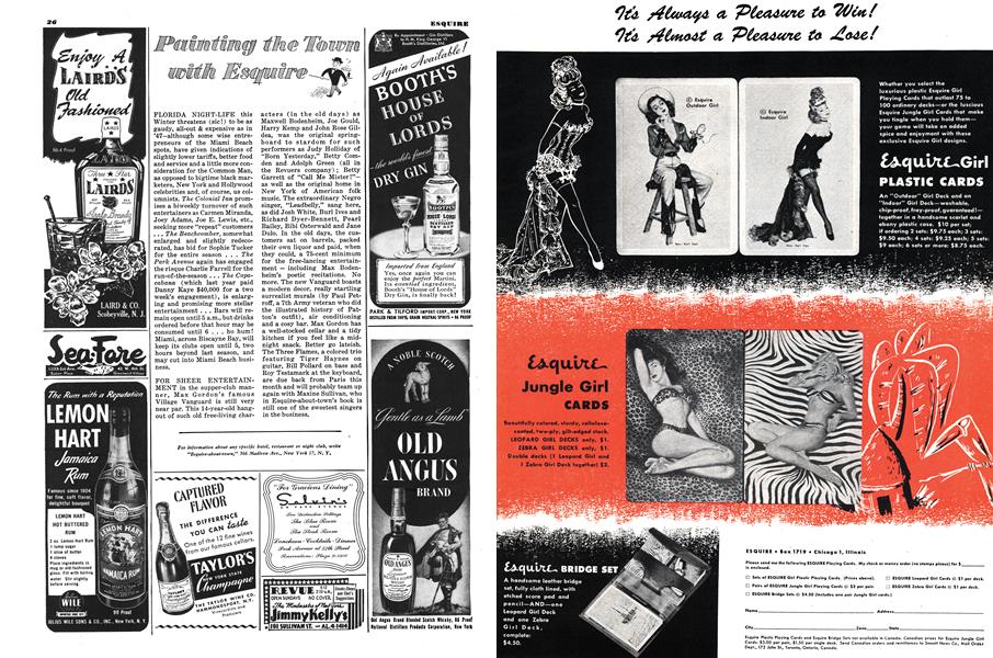 Advertisement Esquire Esquire February 1948