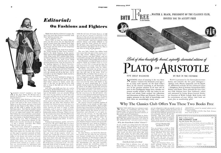 On Fashions and Fighters