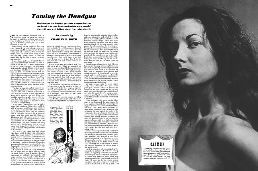 Taming the Handgun | Esquire | AUGUST, 1949