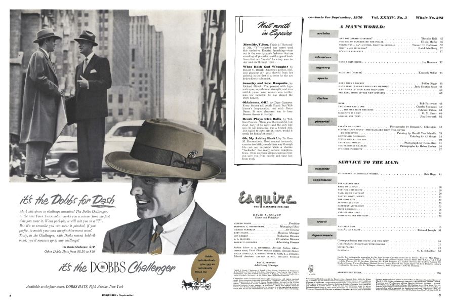 Next month in Esquire