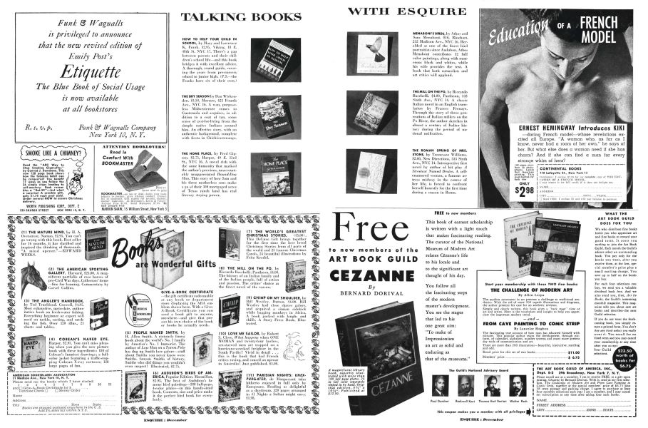 Talking Books | Esquire | DECEMBER, 1950