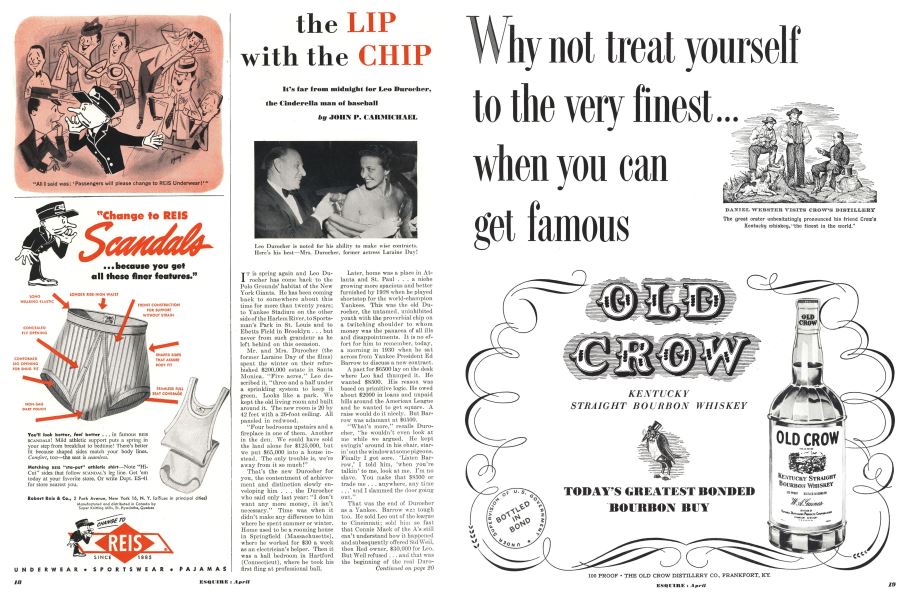 The Lip with the Chip | Esquire | APRIL, 1951