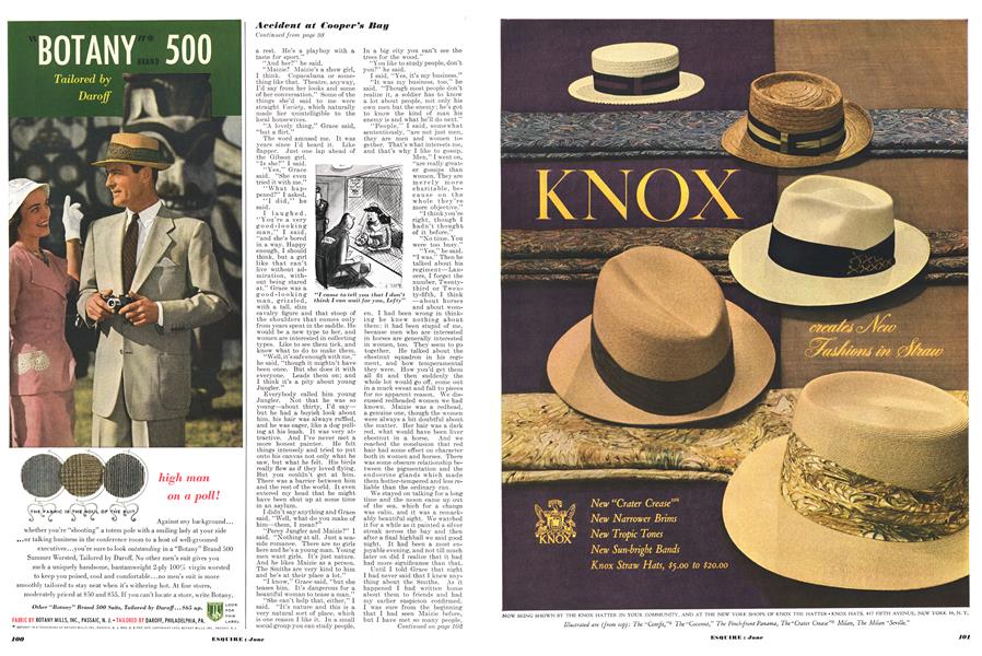 Botany Mills, Inc.: “Botany” Brand 500 | Esquire | JUNE, 1952