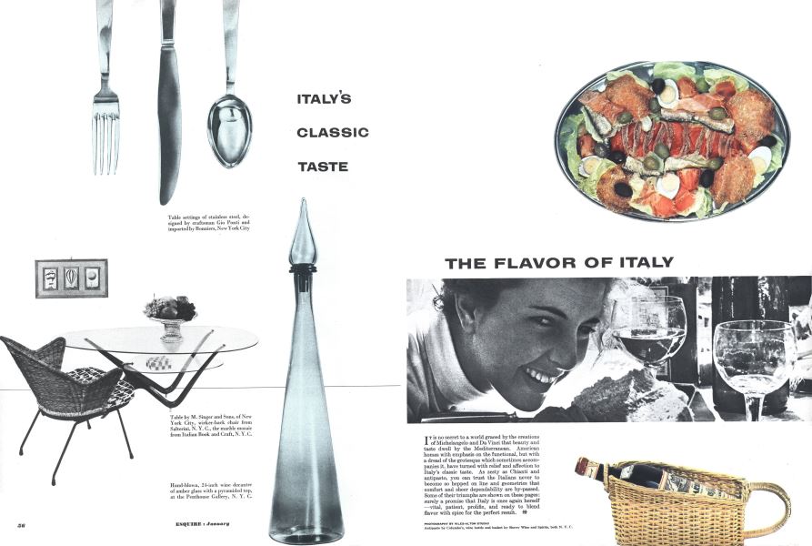 ITALY’S CLASSIC TASTE