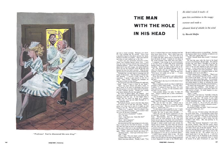 The Man with the Hole in His Head Esquire JANUARY, 1953