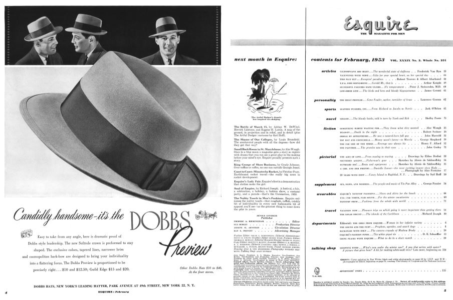 Esquire Esquire FEBRUARY, 1953