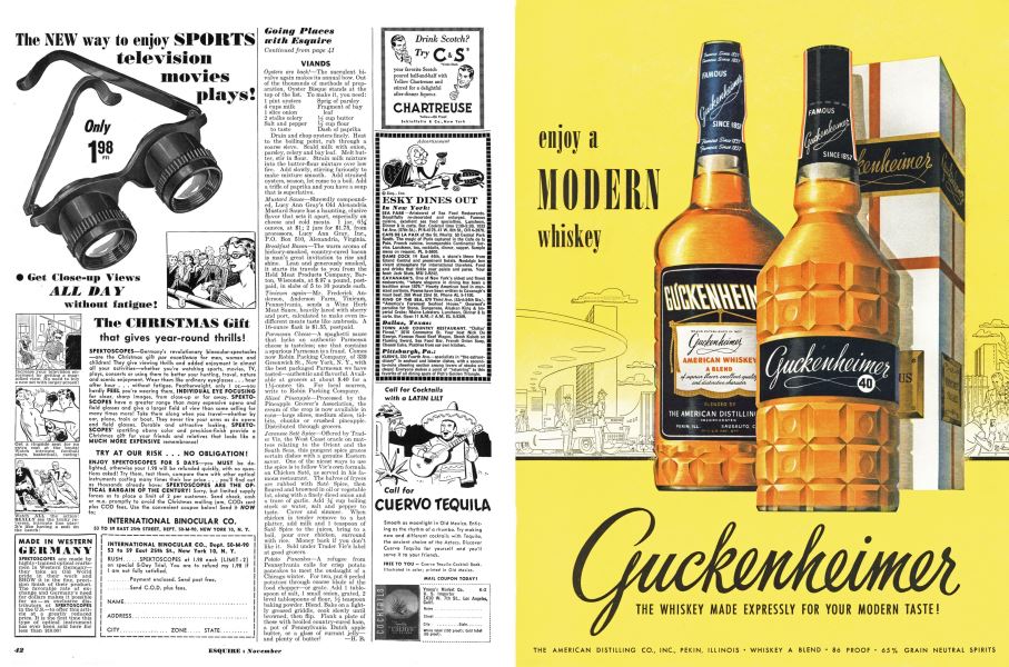 Esq Inc Esquire November 1953