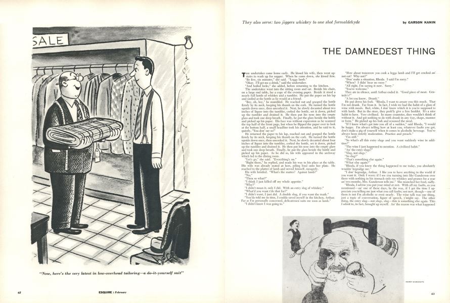 The Damnedest Thing | Esquire | FEBRUARY, 1956