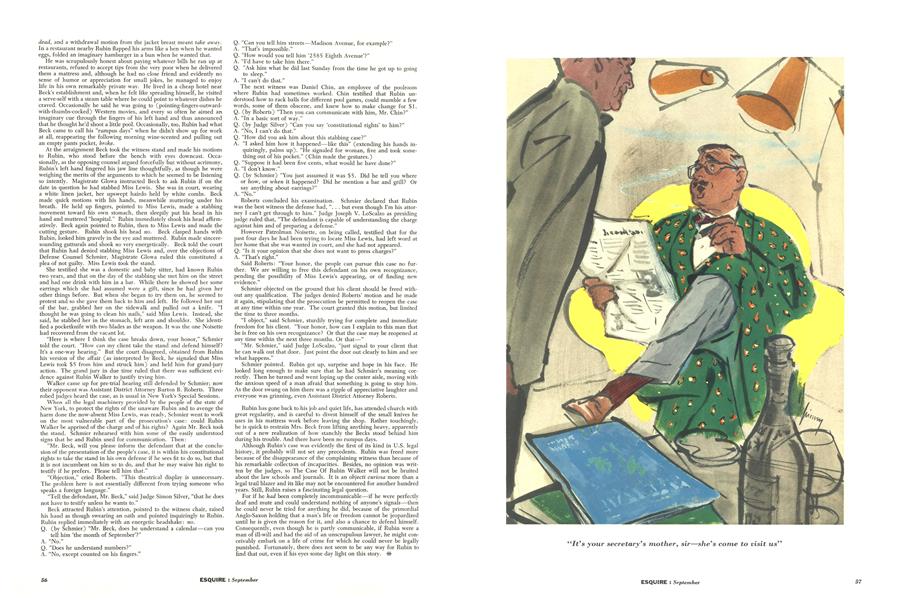 "It’s Your Secretary’s Mother, Sir—she’s Come to Visit Us"