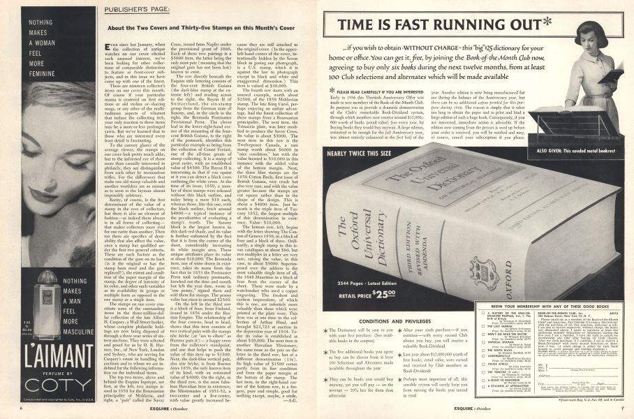 About the Two Covers and Thirty-five Stamps on this Month’s Cover