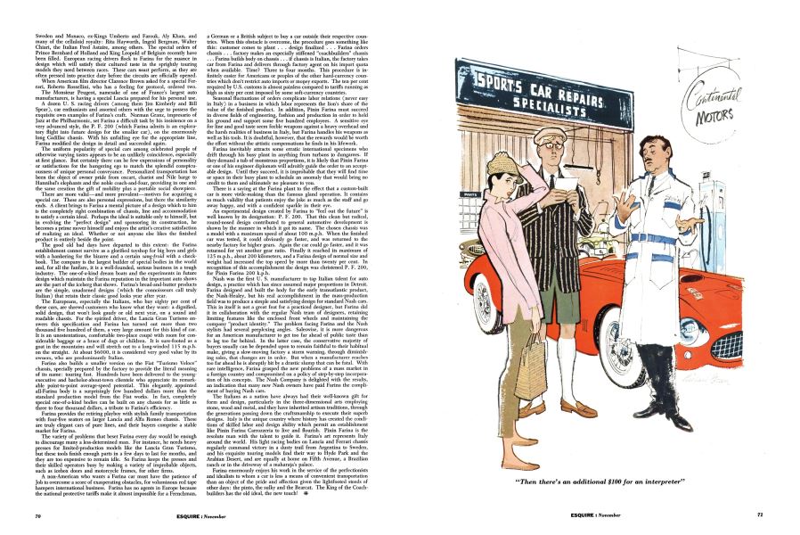 "Then there's an additional $100 faor an interpreter"