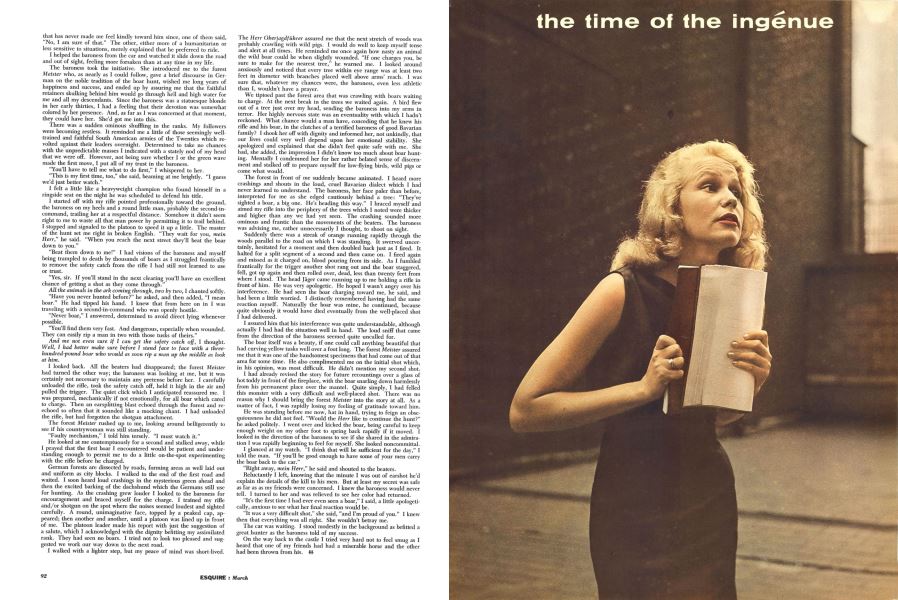 The Time of the Ingénue