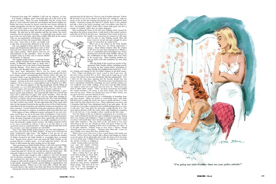 "I'm Going Out with Freddie—loan Me Your Police Whistle!"