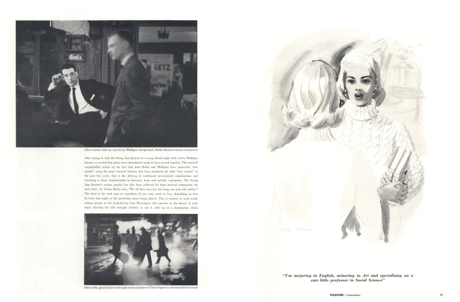 “I'm majoring in English, minoring in Art and specializing on a cute little professor in Social Science"