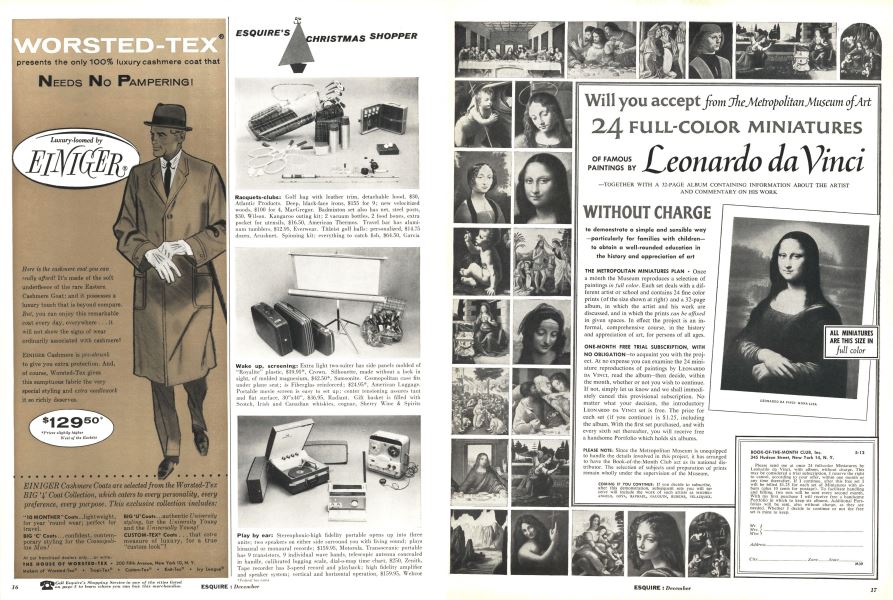 Esquire's Christmas Shopper