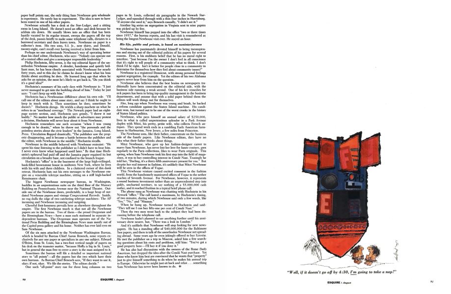 "Well, if it doesn't go off by 4:30, I'm going to take a nap!"