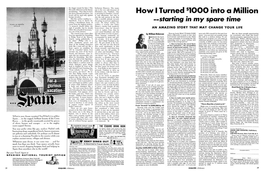 Advertisement Esquire FEBRUARY, 1960