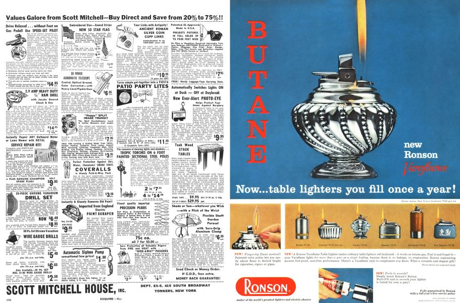 Advertisement Esquire May 1960