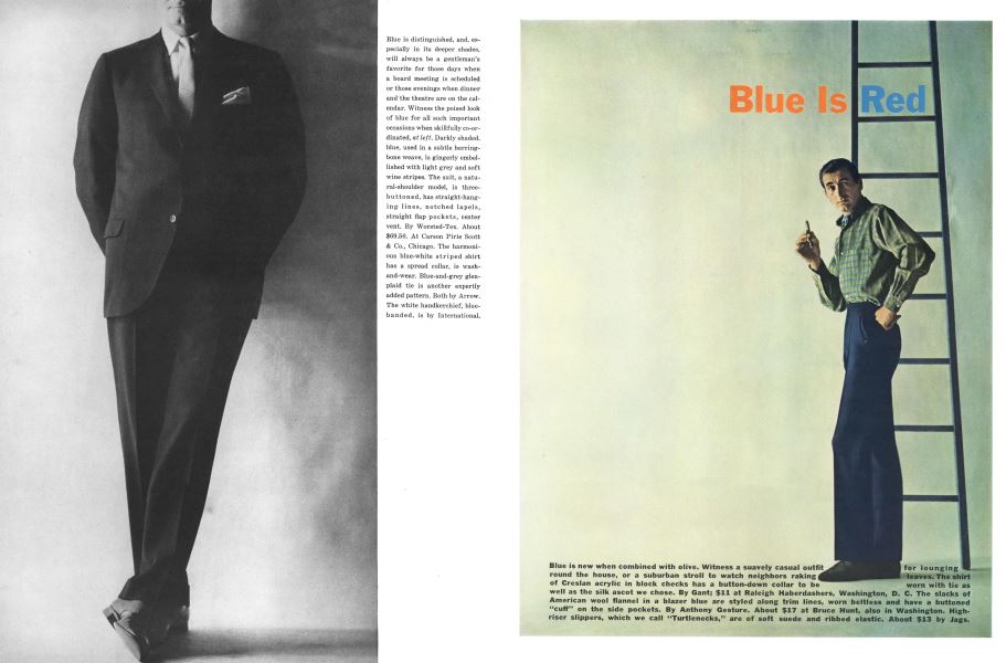 Blue Is Red | Esquire | OCTOBER, 1961