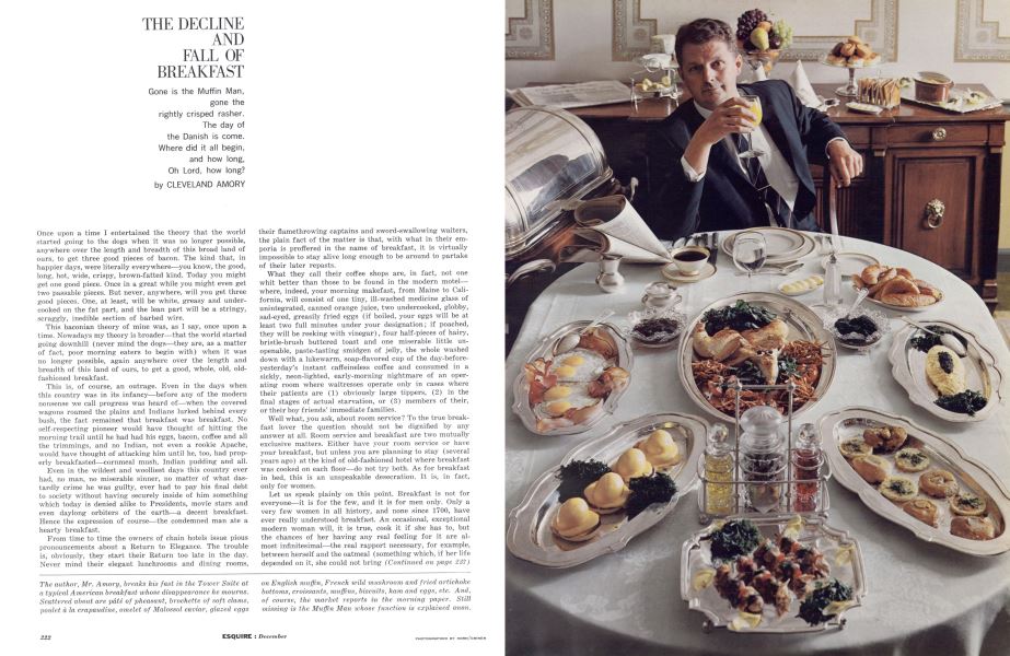 The Decline and Fall of Breakfast