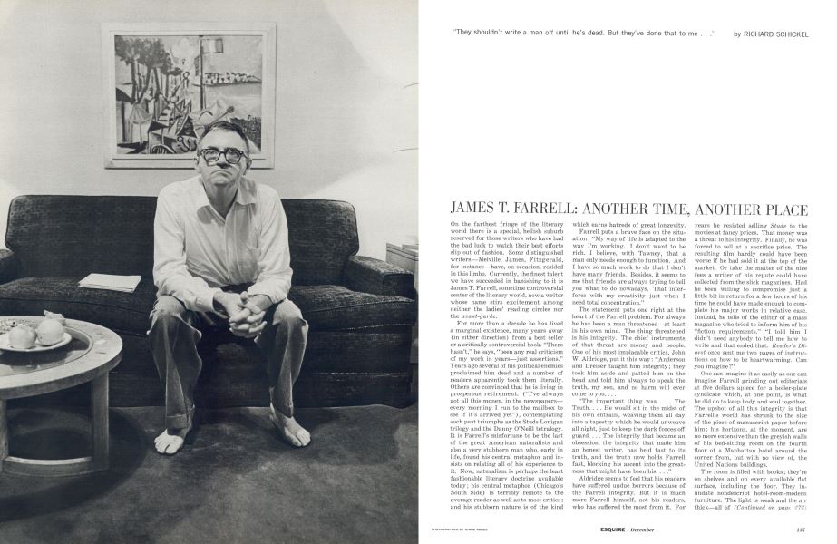 James T. Farrell: Another Time, Another Place