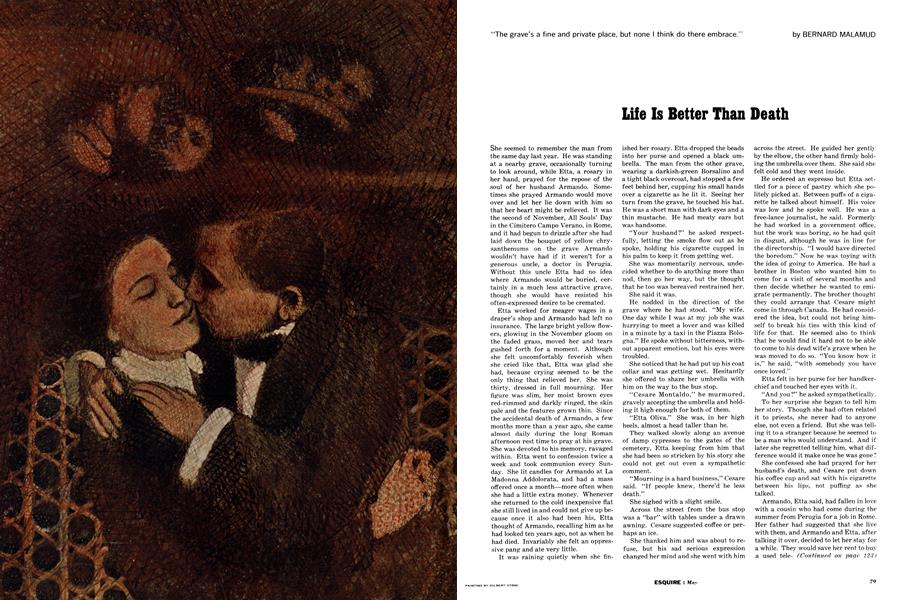 Life Is Better Than Death Esquire MAY 1963