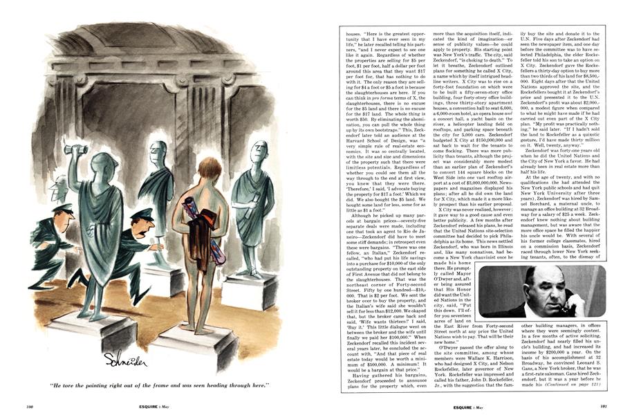 "He Tore the Painting Right Out of the Frame and Was Seen Heading Through Here."