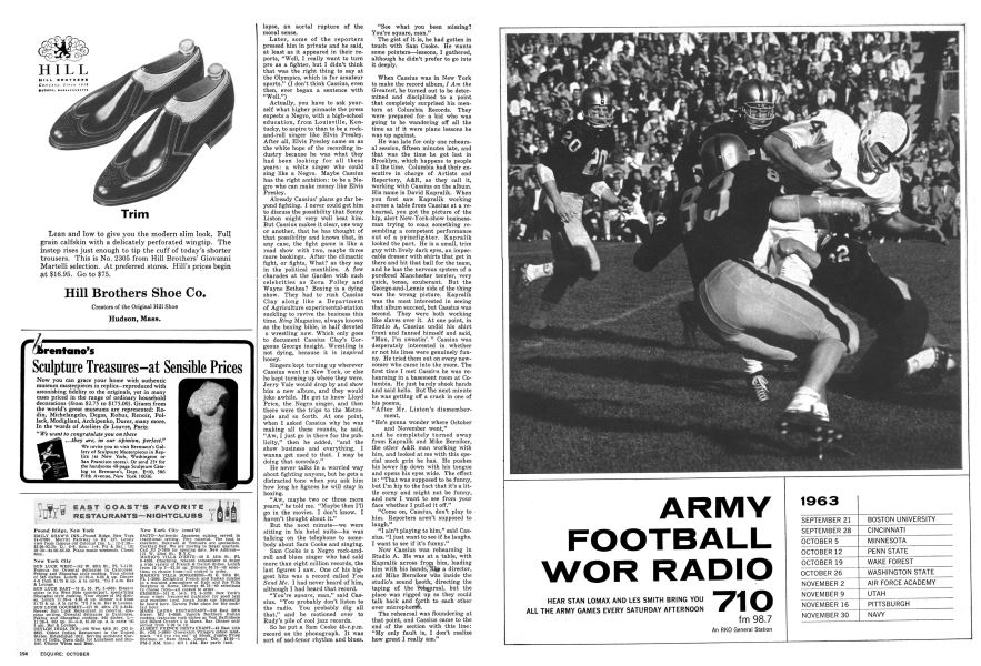 Army football wor radio 710 fm 98 7 esquire october 1963