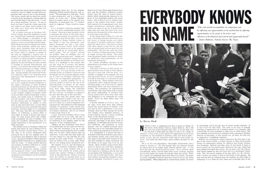 Everybody Knows His Name | Esquire | AUGUST, 1964