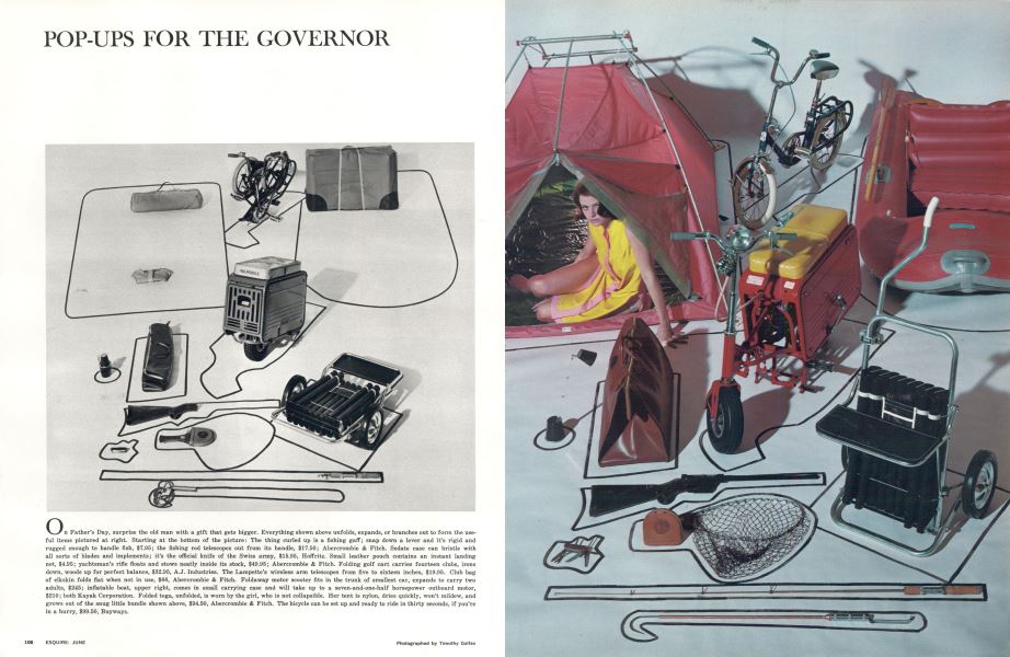 POP-UPS FOR THE GOVERNOR