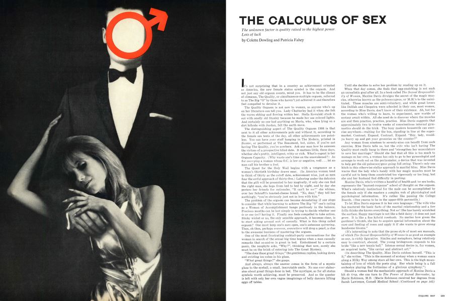 The Calculus of Sex