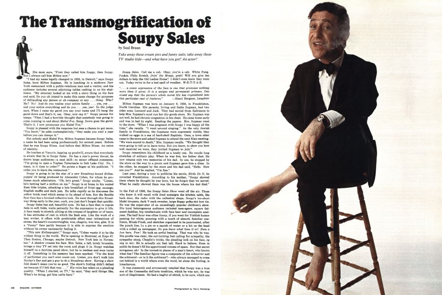 The Transmogrification of Soupy Sales