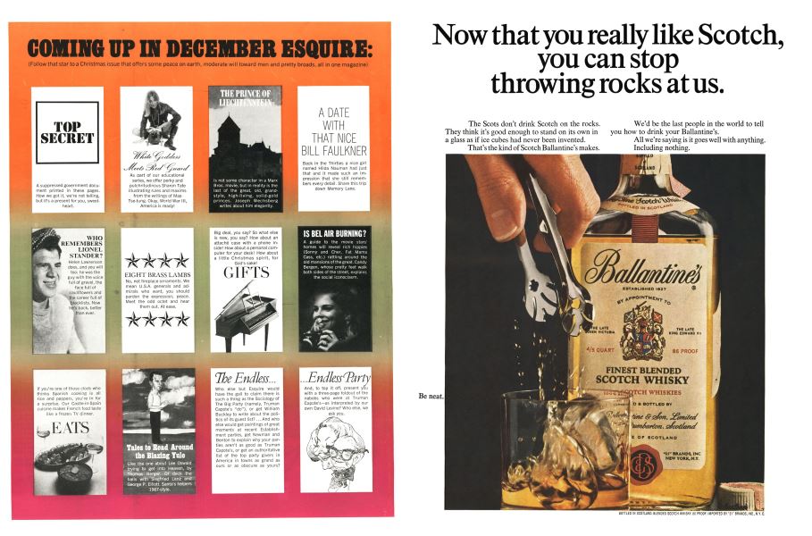 Advertisement Esquire Esquire November 1967