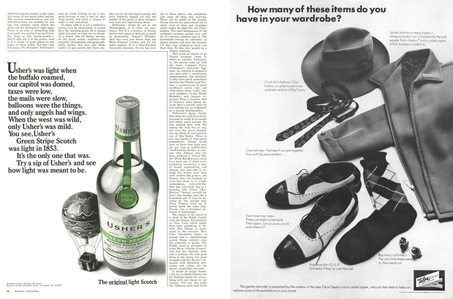 Brown-Forman Distillers Corp.: usher’s | Esquire | NOVEMBER 1967